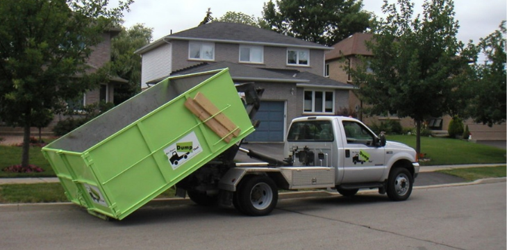 Truck with Dumpster Rental
